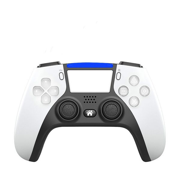 

bluetooth wireless game controller for ps4 console for ps5 style double vibration game gamepad for pc custom buttons, touch screen