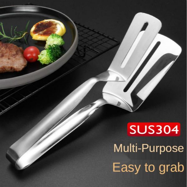 

304 stainless steel frying clip fish shovel steak household kitchen spatula fried with pancake artifact