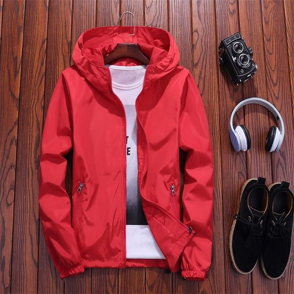 

new 2020 fashion thin jacket women hooded loose fit coat outerwear plus size s - 7xl for spring and summer, Black;brown