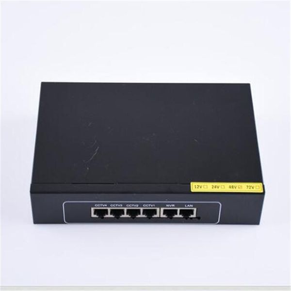 

network switches 48v 4 port poe switch 10/100 mbps smart met 2*10/100 up link poort 250 meter belde ingebouwde voeding