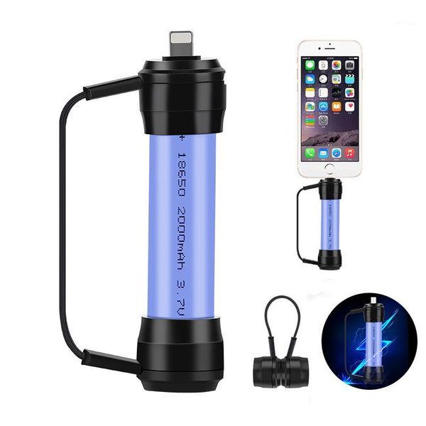 

claite mini magnetic portable light outdoor camping emergency charger 2a fast usb charger power for android apples mobile phone1