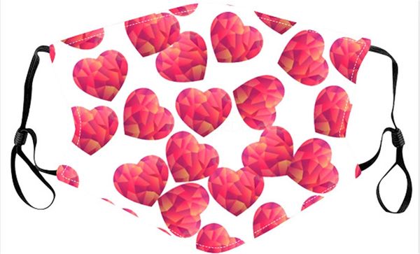 

fashion lady bear printed cotton mask for valentines day can contain pm2.5 warm breathable mask sle #78#93311103