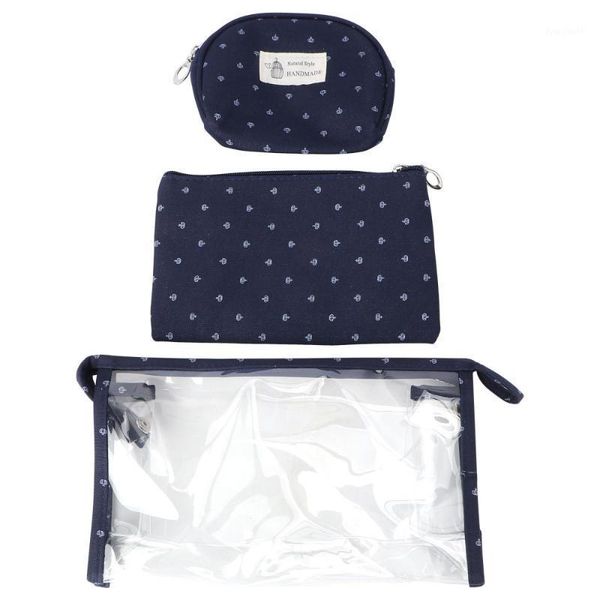 

1 set transparent toiletry bag travel cosmetic pouch cosmetic organizer bag1