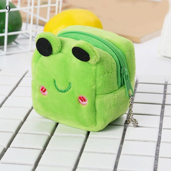 

новая милая корова печатает плюшевые монеты mini монеты кошелек сумка держатель карты удостоверения личности кредит держатель карманные женщ