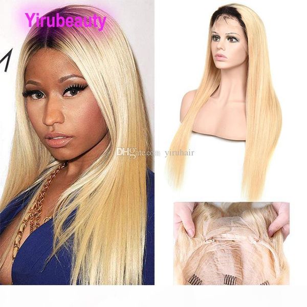 

malaysian human hair 13x4 lace front wig 1b 613 ombre virgin hair lace front wig 1b 613 straight hair products, Black;brown