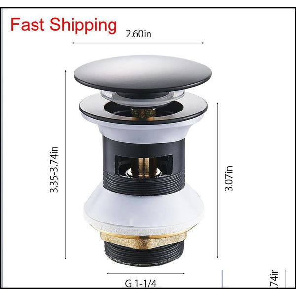 

luxury sink pop up drain ser basin bathroom lavatory kitchen bathtub accessories cap washbasin plug brass qylxoi bde_luck