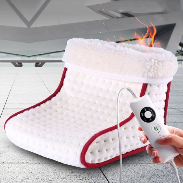Cozy EU US Beheizter elektrischer warmer Fußwärmer mit Stecker, waschbar, Wärme, 5 Modi, Wärmeeinstellungen, Wärmekissen, thermischer Fußwärmer