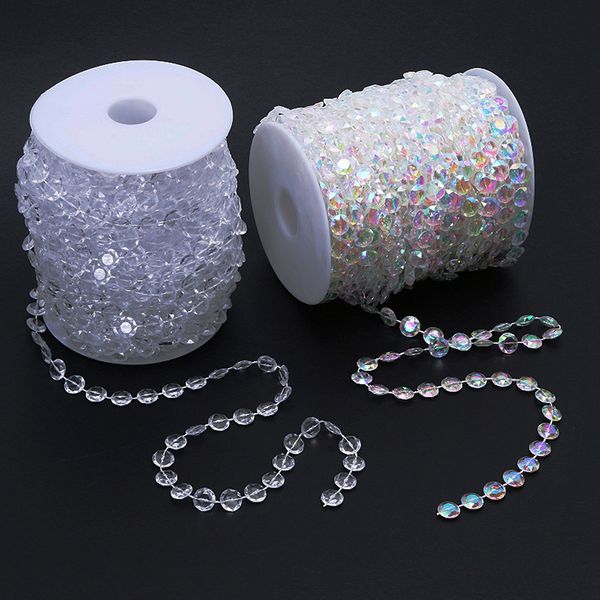 

2020 connecting acrylic lead chain beads string, Silver
