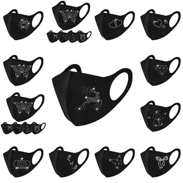 

factoryfactoynew face mask designer masks dustproof hanging ear spring and summer cotton inlaid diamond glitter ch 10 ncvyf