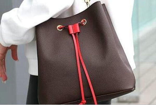 

new shoulder bags noe leather bucket bag women famous handbags flower printing crossbody bag
