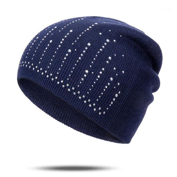 

new winter beanies hat for women cap women's knitted skullies beanies hats female bonnet soft comfortable hat cap1, Blue;gray