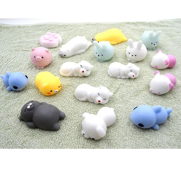 

мини squishy seal cute phone relds медленная поднимаясь мягкая пресс сжимание kawaii хлеб торт детская игрушка случайный доставка jllayr