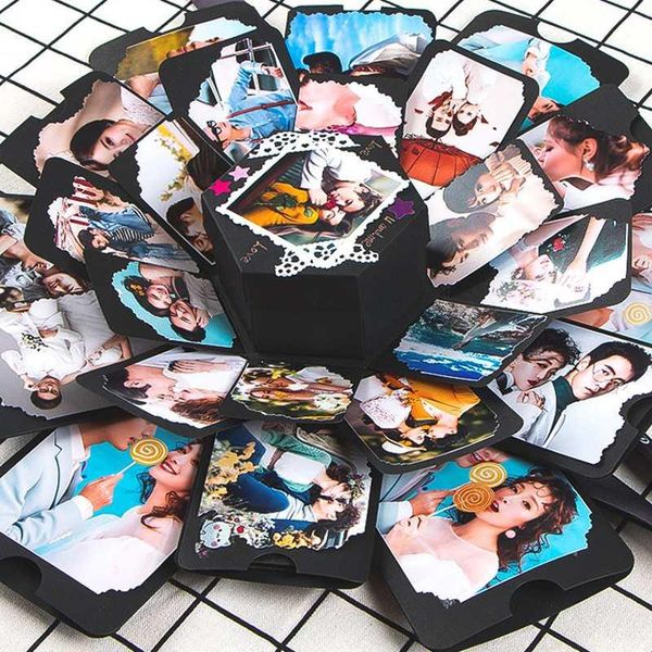 

gift wrap lovely surprise explosion couple box love memory diy po anniversary valentine's day girl scrapbook xmas gifts