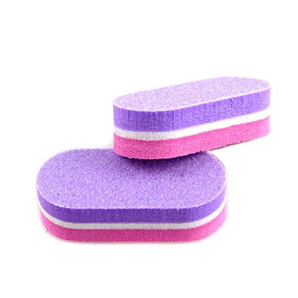 

mini sponge nail file 100/180 colorful nail buffer double sided sanding buffer cuticle remover pedicure manicu qyluav