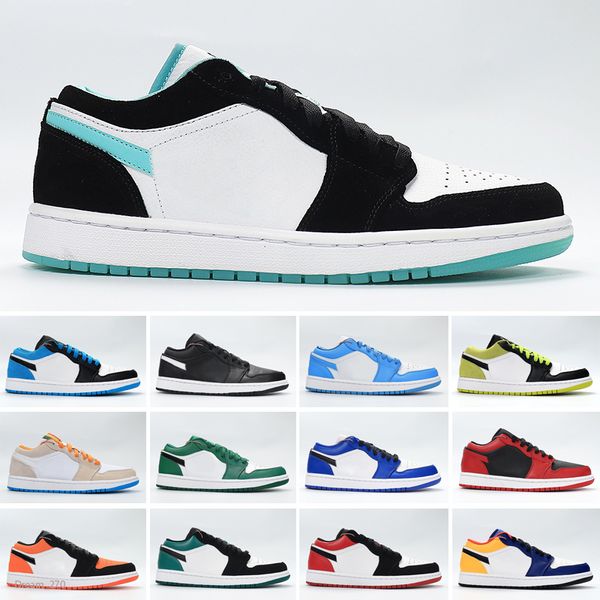 

2020 1 mens shoes low tropical light travis unc paris obsidian ember glow bred toe retroes 1s women dunk skateboard shoes