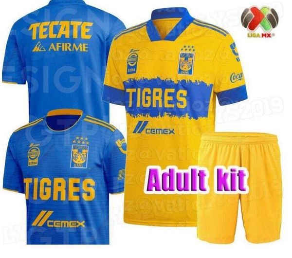 

мужчины kit 2020 2021 uanl tigres gignach soccer technys kits 19 20 21 варгас камисета майлот домашний дом третьего pizarro mexico футбольны, Black;yellow