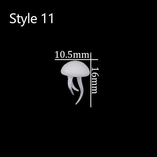 

5pcs mini jellyfish crystal epoxy ocean modeling filler diy crafts filling supplies uv accessories decoration materials jewelry wmtfnn