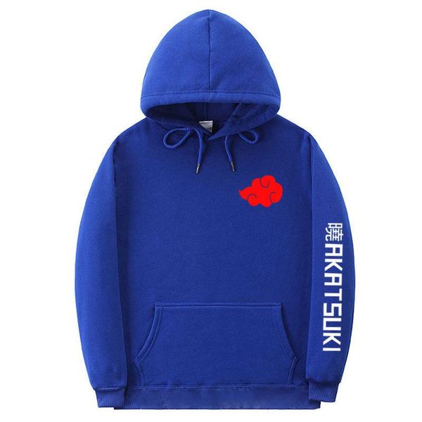 

2020 akatsuki men women hoodies sweatshirt harajuku printed warm pullovers letter pattern fashion autumn winter, Black
