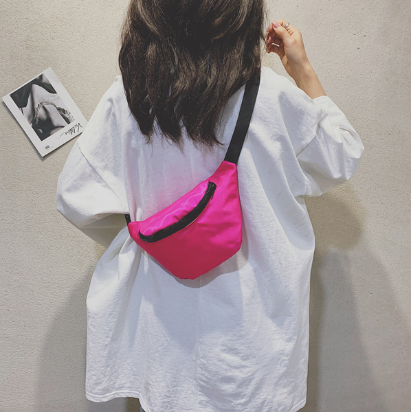 

2020 women cute waist bag fashion bumbag for woman crackle belt bag girl cross body bag sac banane casual new tide q3