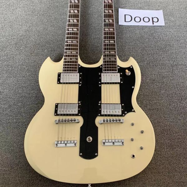 

double head electric guitar, 6+12 string order a variety of double shake