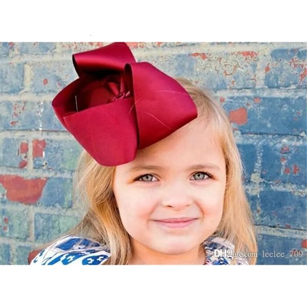 

hairpin ribbon baby grosgrain 8 bow inch clips girls large bowknot barrette kids boutique bows children hair accessories48dq