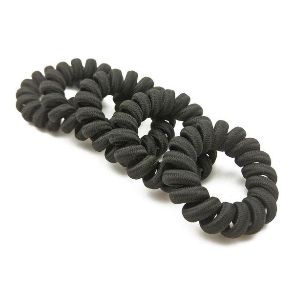 

elastic black cloth telephone wire girls accessories rubber band headwear hair rope spiral shape ties q bbyefc