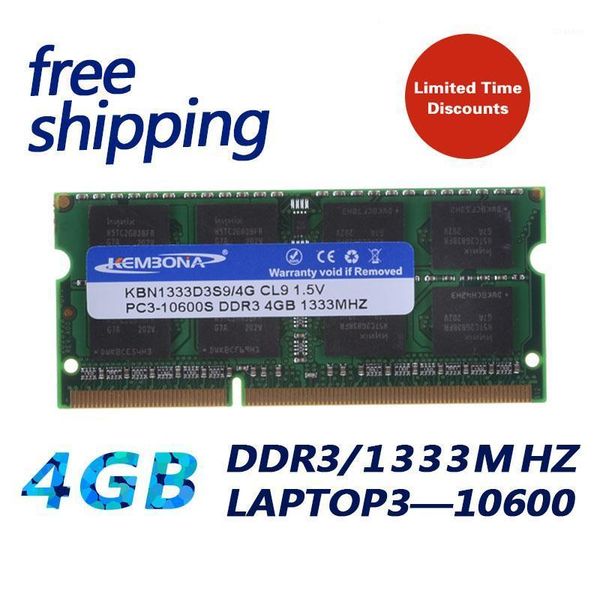 

rams kembona brand sealed lapram memory ddr3 1333 / pc3 10600 4gb compatible with all motherboard 1