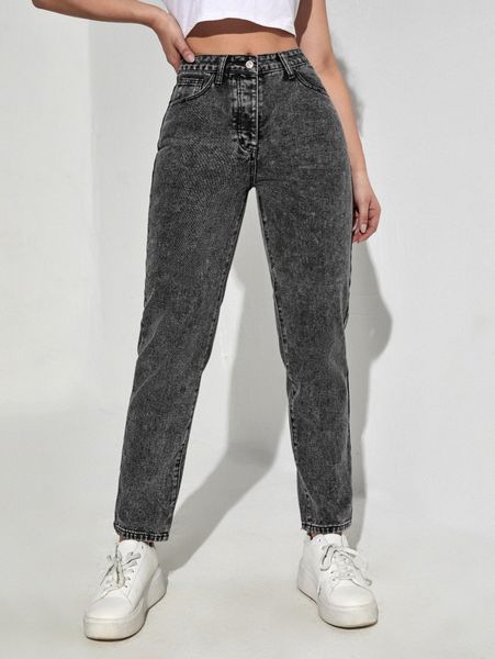 

slant pocket jeans c776#, Blue