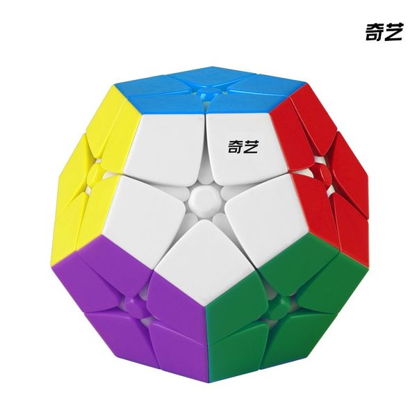

qiyi 2x2 megaminxeds magic speed ​​cube 12 side dodecahahahahahahahahahahedron cubzzle cubes tickerless 2x2x2 megaminxeds игрушки для chilir, Black;red