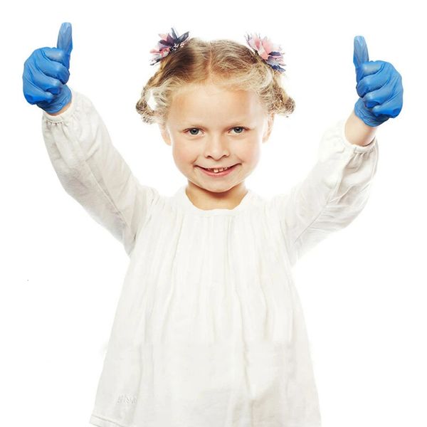 

disposable children food-grade latex nitrile gloves mecical 20pcs protective glove for catering home school
