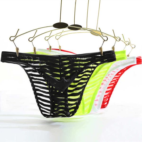 

super thin smooth men's briefs underwear ice silk trunks under, Black;white