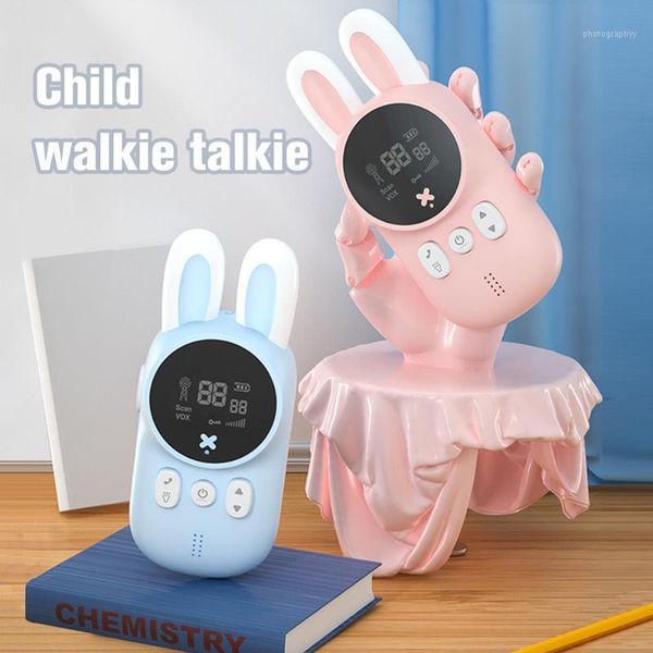 

mini walkie talkie kids toy walkie child phone handheld two way radio 1-3km camping wireless intercom children gifts1