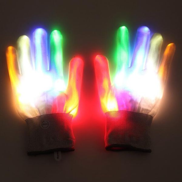 

cycling factory performances finger factoryd9eoprops lighting light stage up halloween ghost skull gloves led rave toy party cos