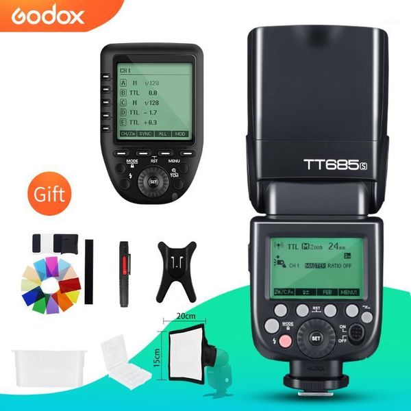 

godox685s 2.4g hssl gn60 flash speedlite+ xpro-s trigger transmitter kit for a58 a7rii a7ii a99 a9 a7r a63001