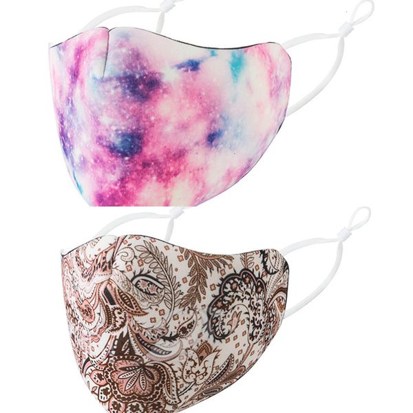 

u1u10u animal pattern 3d printing designer adjustable ranibow unicorn protective mask dust breathable face masks 5 n