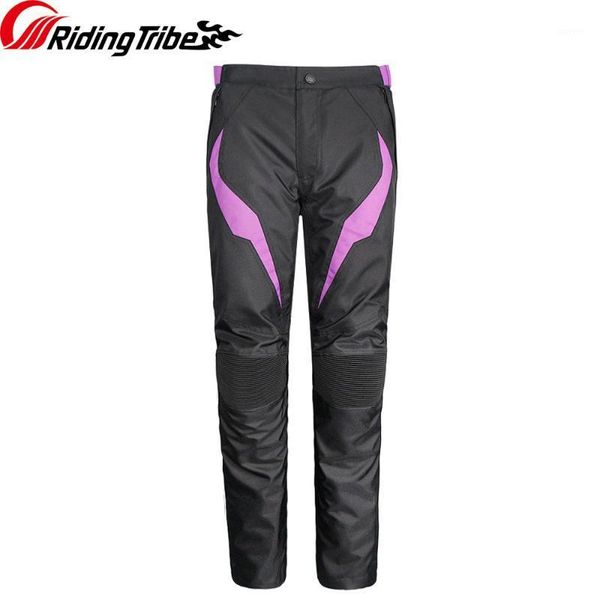

women motorcycle pants winter lady waterproof motorbike riding trousers built-in protective kneepads and warm liner purple hp-221