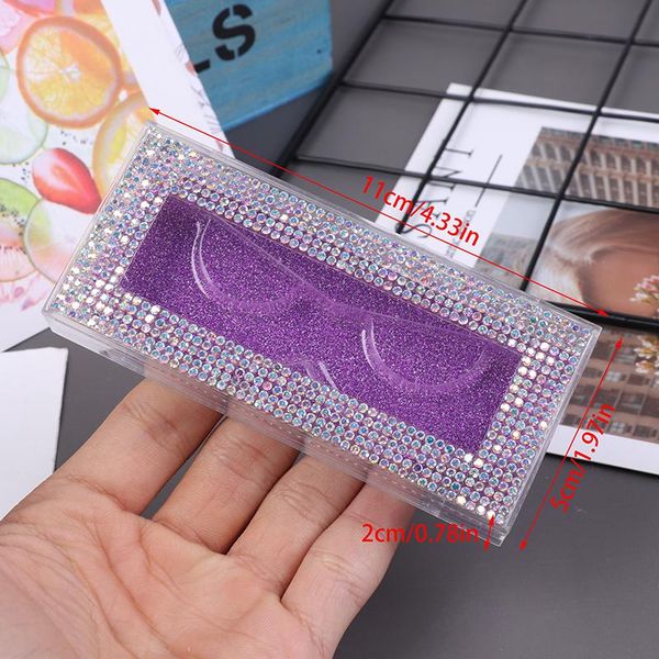 

packing box for eyelash blank eyelashes package paper box eyelashes diy flash packing makeup multicolor