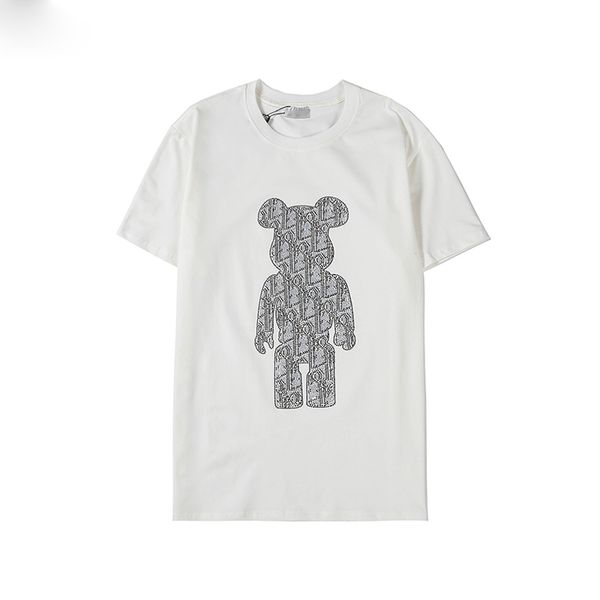 

2020new fashion men's fashiont-shirt summer t-shirt men's stylist t-shirt hip hop men's women's black short sleeve size, White;black