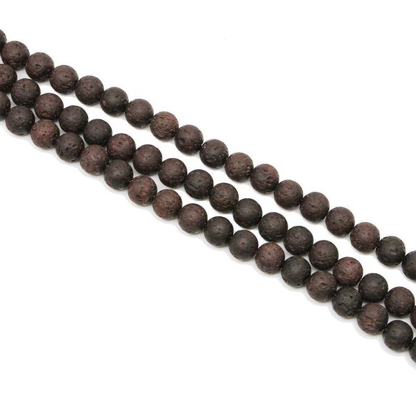 

1strand lot natural stone beads white black rock lava beads 6 8 10 12 mm round loose spacer bead for diy jewelry h jllsft