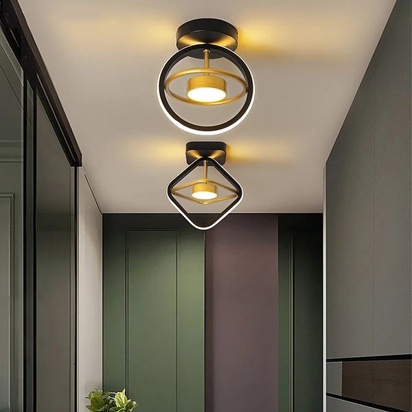 Yeni Modern LED Tavan Lambası Koridor Işık Yatak Odası Yemek Odası Mutfak Koridor Küçük Kapalı Tavan Işık Ev Lambası Armatürleri