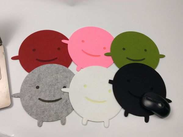 

mairuige colorful doll optical trackball pc mouse pad felt cloth universal mousepad table mat for csgo lol dota