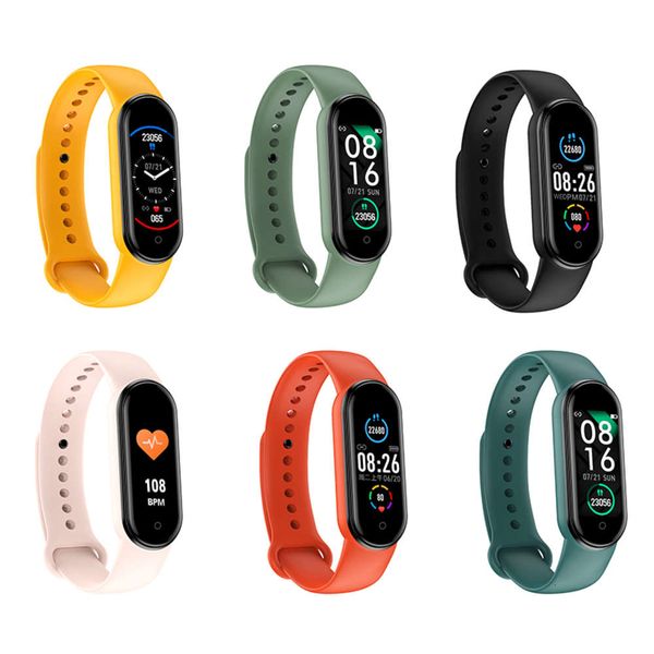 

smart watch m5, sports wristband with heart rate blood prsure control, pedometer and bluetooth