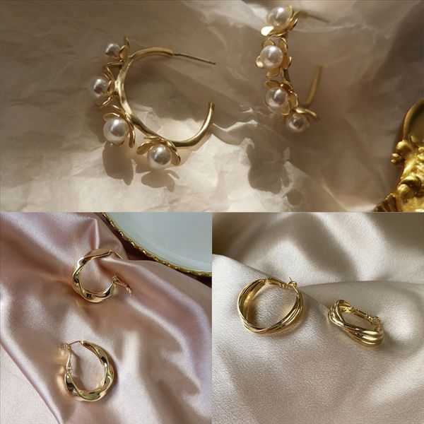 

6jr4 silver natural gold earrings green women gemstone jewelry cost-effective sterling mm stud man emerald, Golden