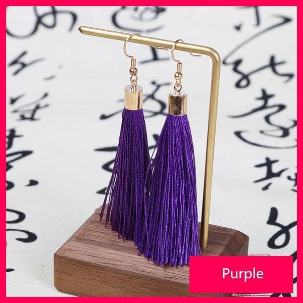 

2pair bohemia metal hat tassels earrings hanging ring tassel trim pendant diy craft jewelry earrings decor materials fringe trim h sqcoew