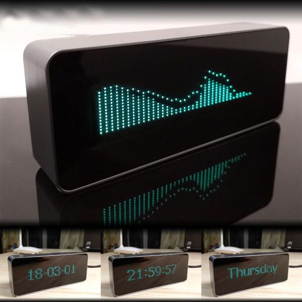 

vfd display channel letter remote control digital clock music level indicator fft vacuum fluorescent displayer led spectrym