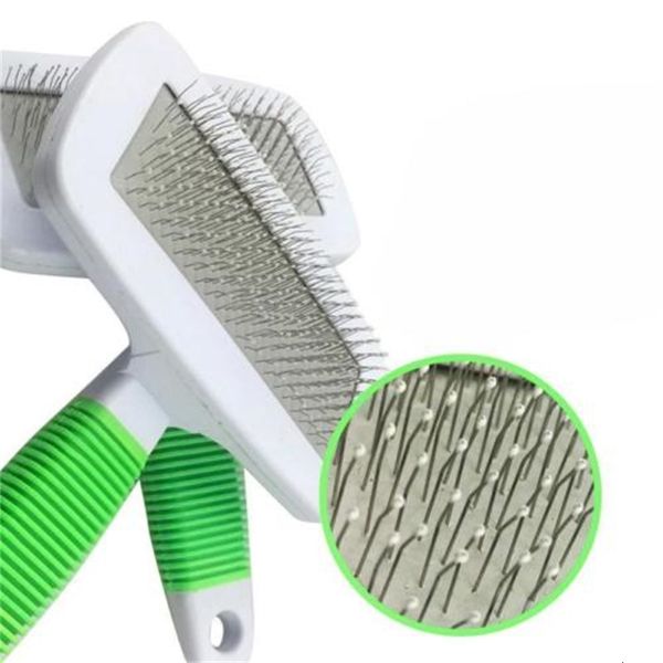 

shedding cat hair fur handle grooming trimmer comb slicker brush pet products dog accessories zza282