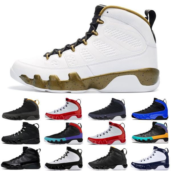 

jumpman 9 9s men basketball shoes racer blue gym red dream it, do it mens trainers sports sneakers size 7-13