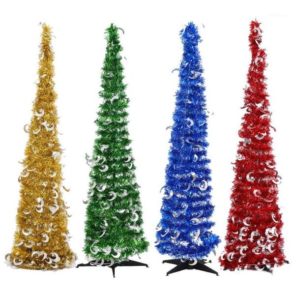 

christmas decorations 1.5m tree moon creative item retractable folding party ornament1