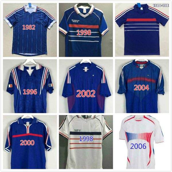 

1998 2002 франция ретро винтаж зидан генри майот футбол футбол джетки 1996 2004 футбол футболка рубашка trezeguet в городе финал 2006 белый, Black;yellow