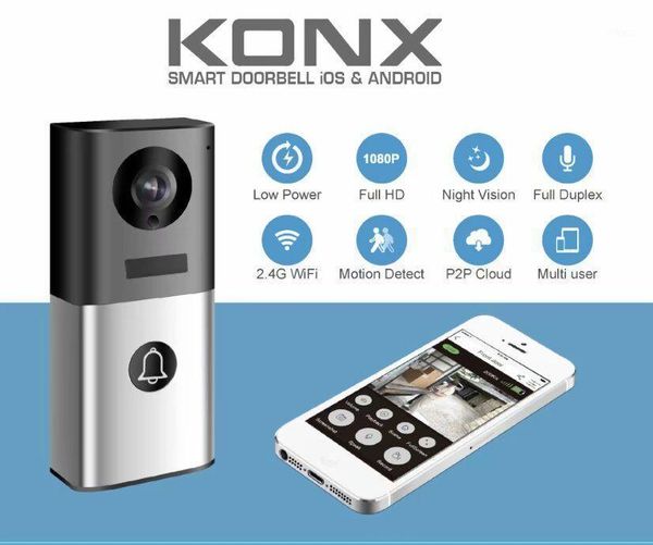 

2mp 1080p wide angle wireless wifi doorbell intercom visual video door phone1